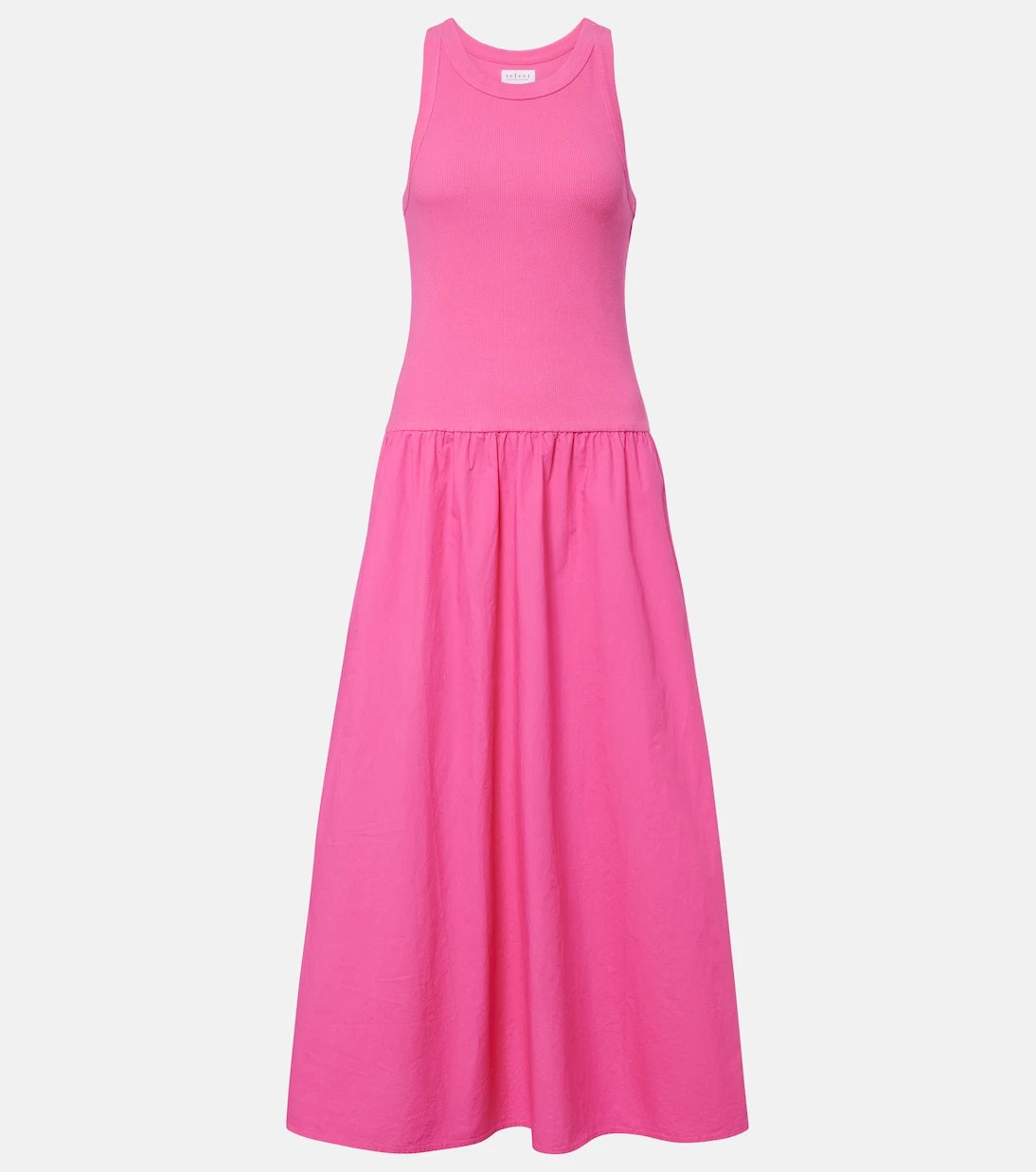 Velvet - Romilly cotton-blend midi dress