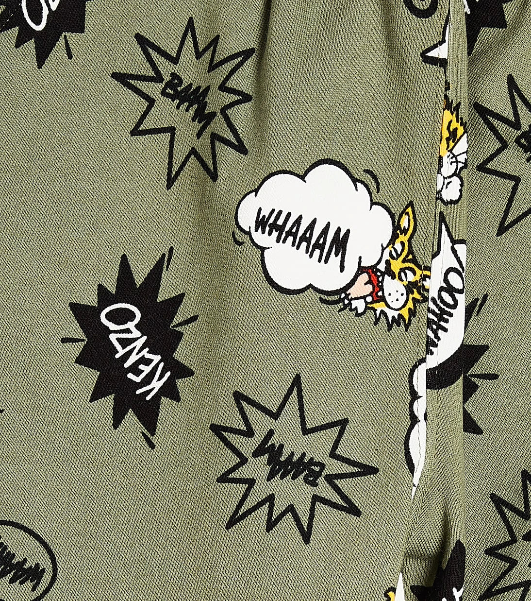 Kenzo Kids - Printed cotton-blend jersey shorts