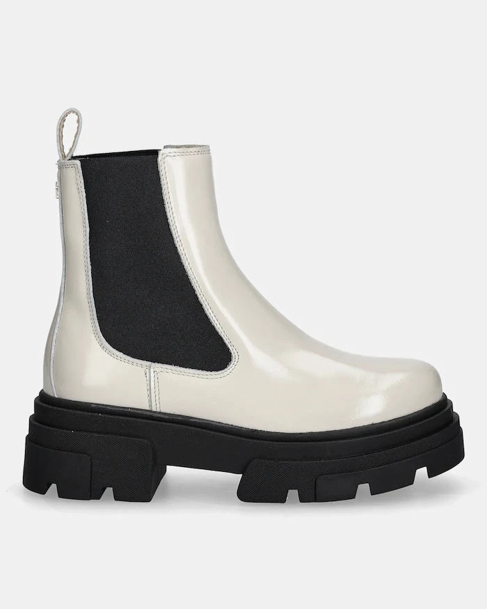 Tommy Hilfiger TH SHINY LEATHER CHELSEA Deri Chelsea Bot