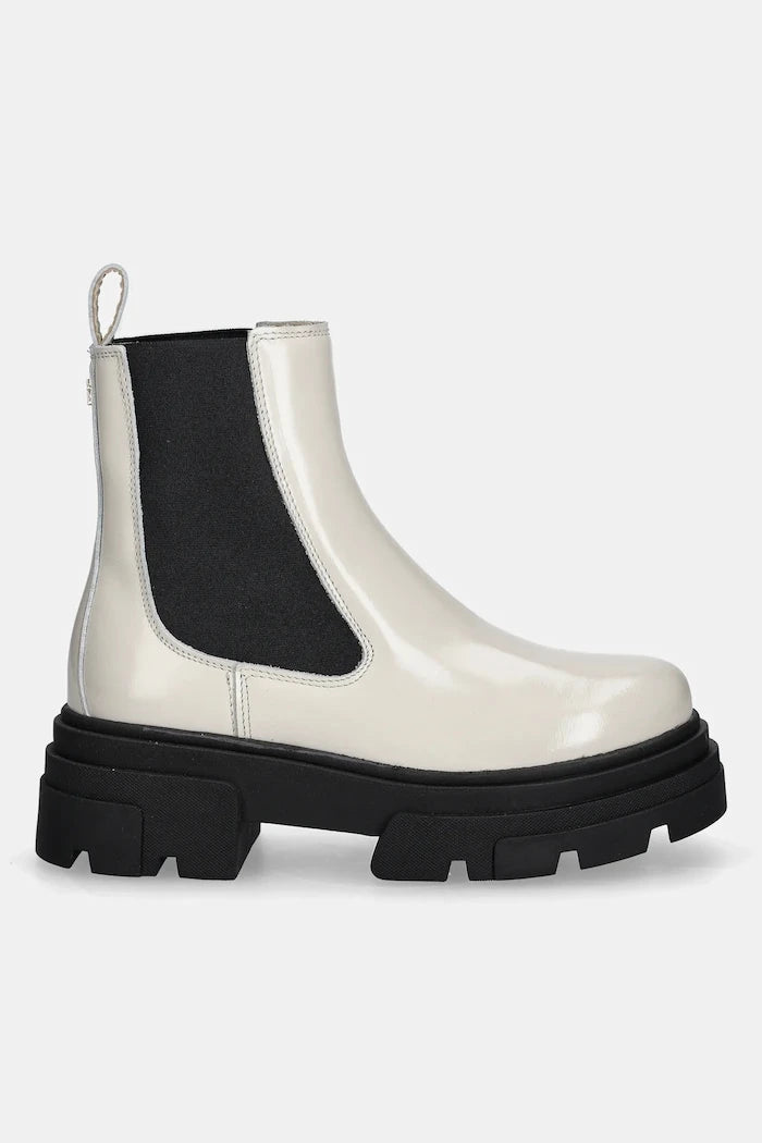 Tommy Hilfiger TH SHINY LEATHER CHELSEA Deri Chelsea Bot