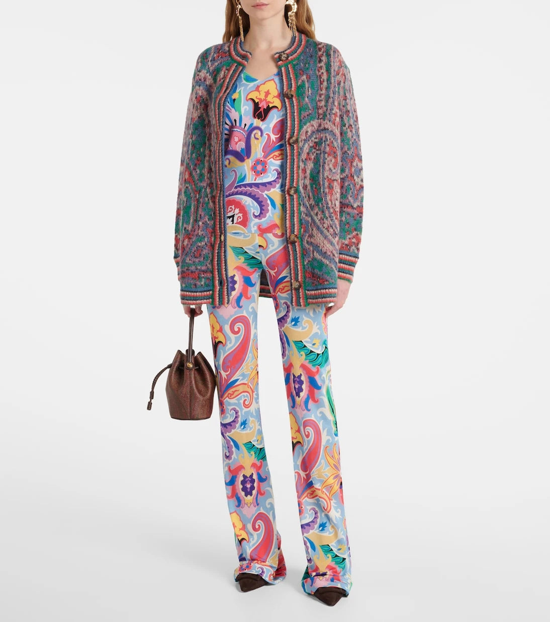 Etro - Paisley silk-blend sweater