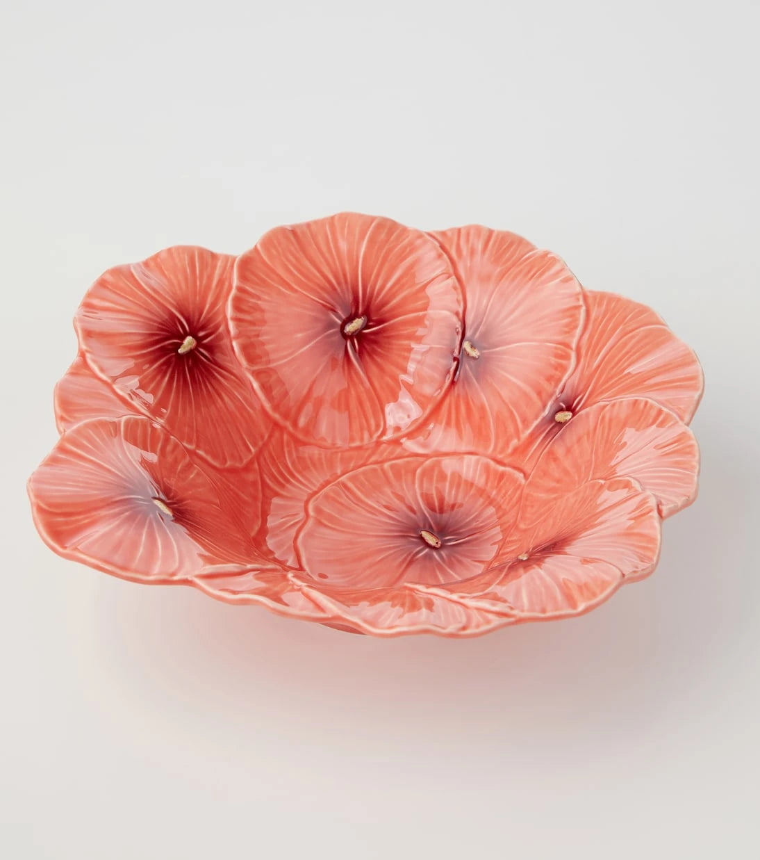 Bordallo Pinheiro - Maria Flor earthenware salad bowl