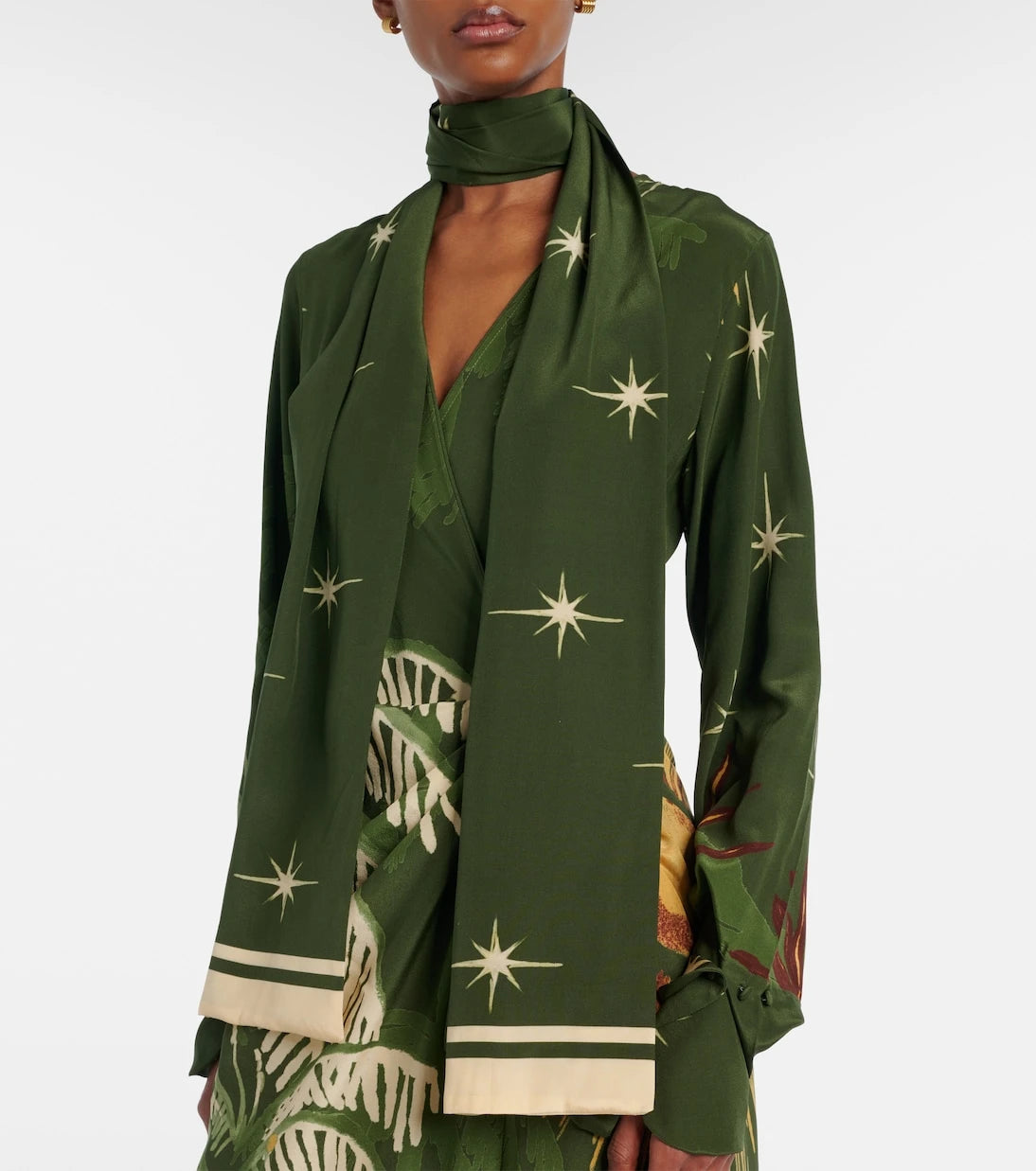 Johanna Ortiz - Printed silk midi dress