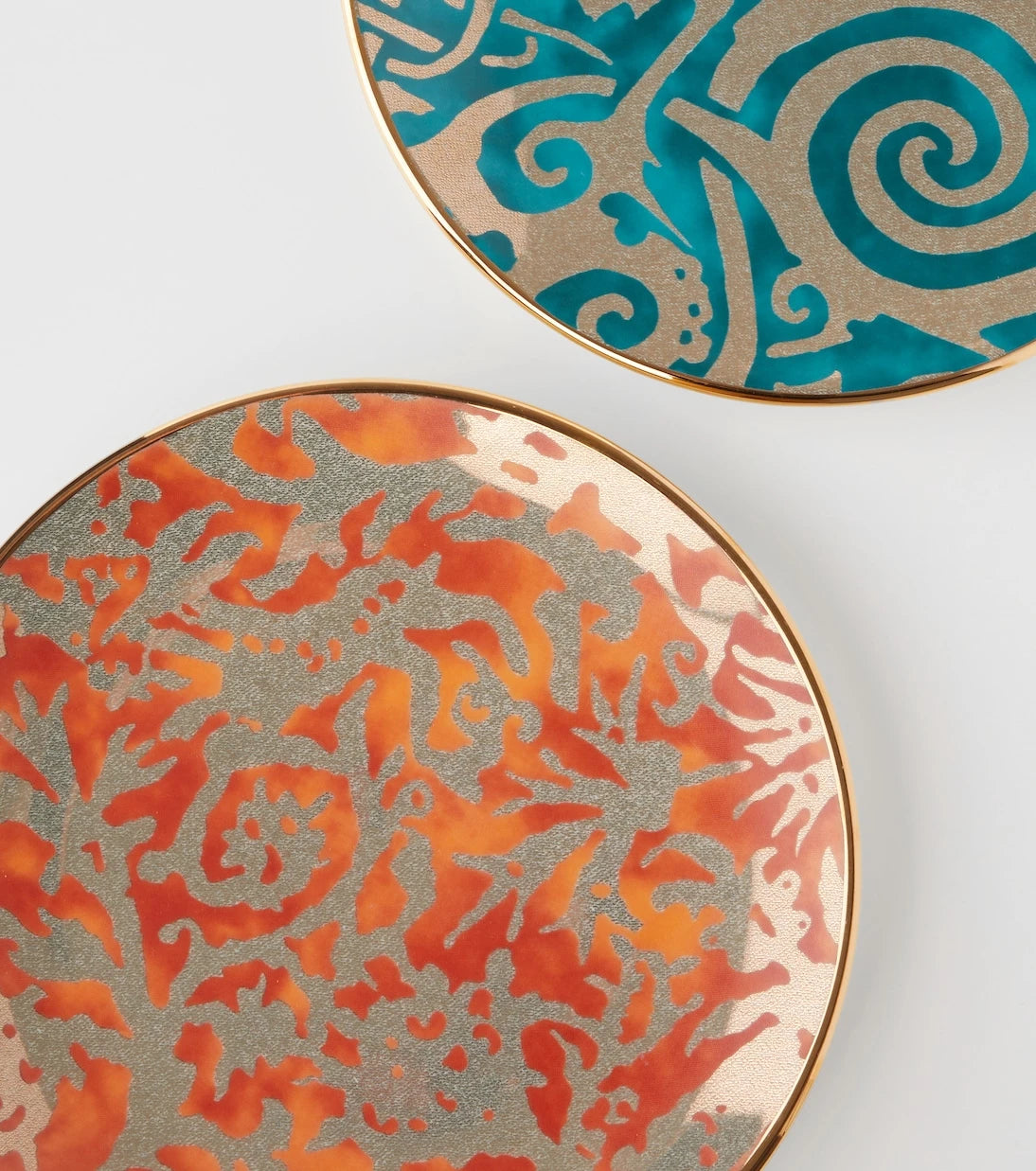 L'Objet - x Fortuny set of 4 earthenware dessert plates