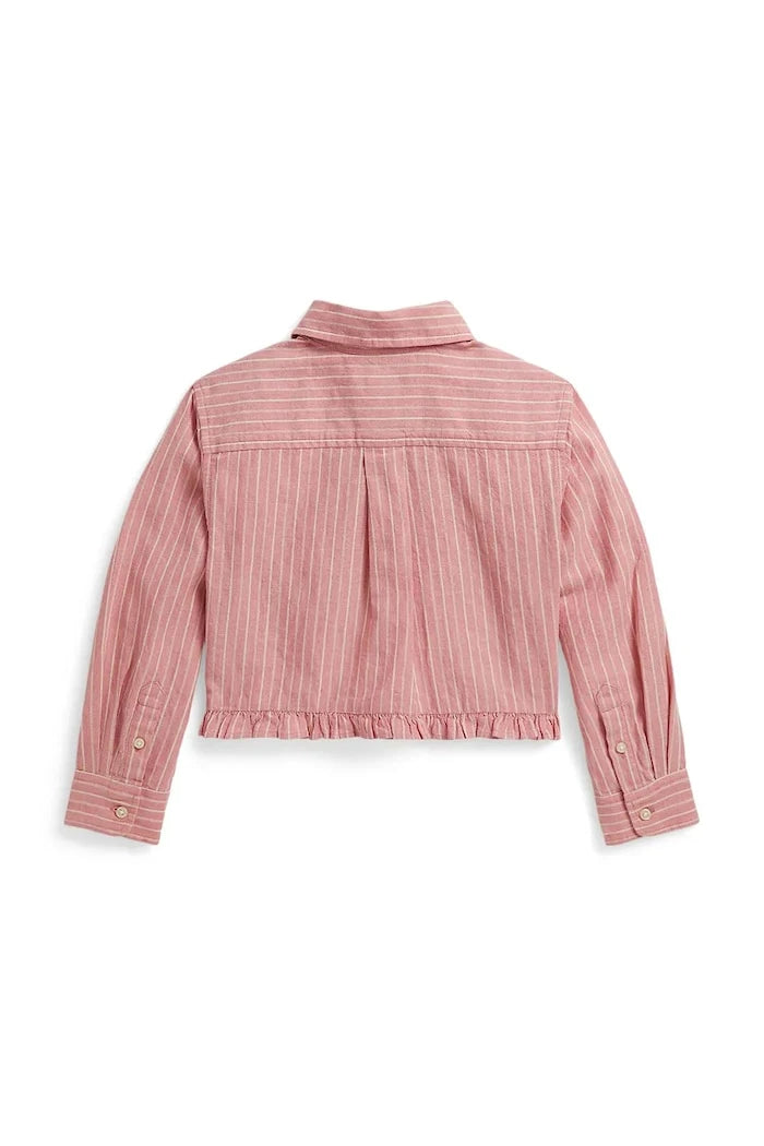 Детска риза с лен Polo Ralph Lauren