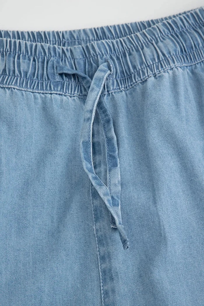 Çocuklar için Coccodrillo wide leg kot pantolon
