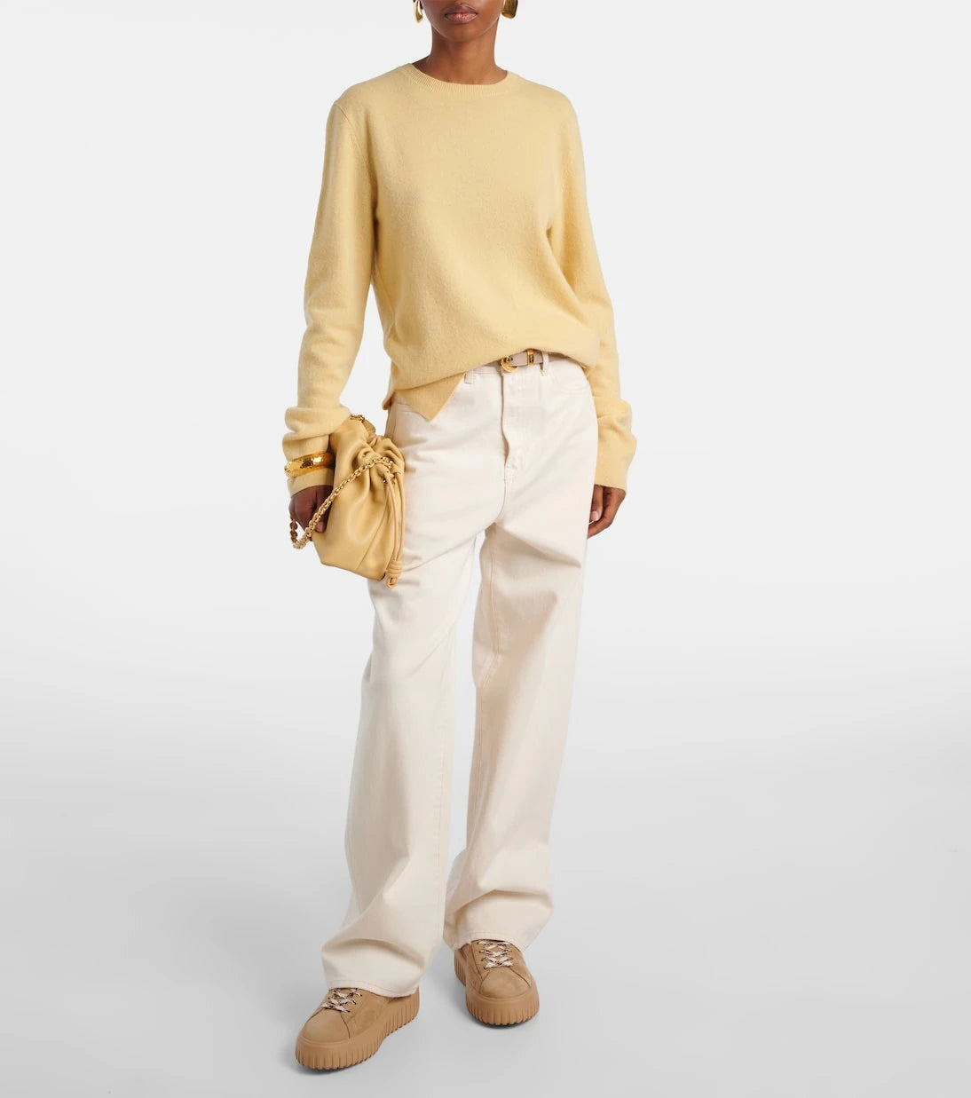 Hogan - H-Stripes shearling-lined suede sneakers