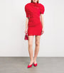 Red Draped Castagna Mini Dress
