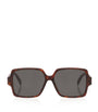 Celine Tortoiseshell Triomphe CL40316U Square Sunglasses