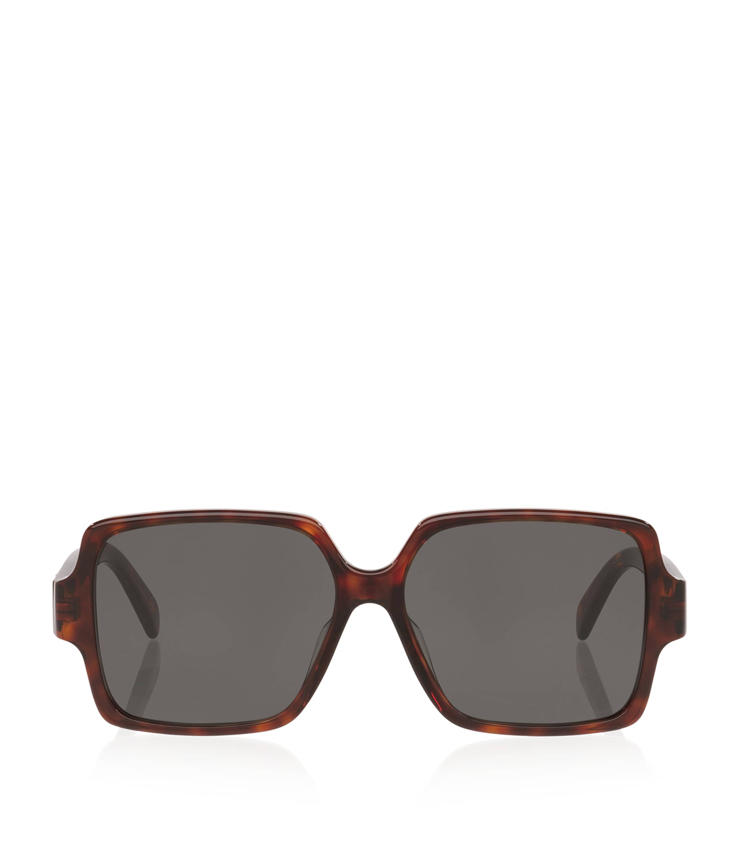 Celine Tortoiseshell Triomphe CL40316U Square Sunglasses