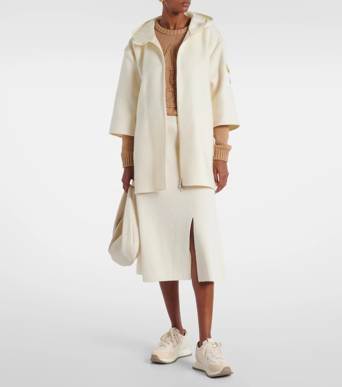 Moncler - Logo wool-blend jacket