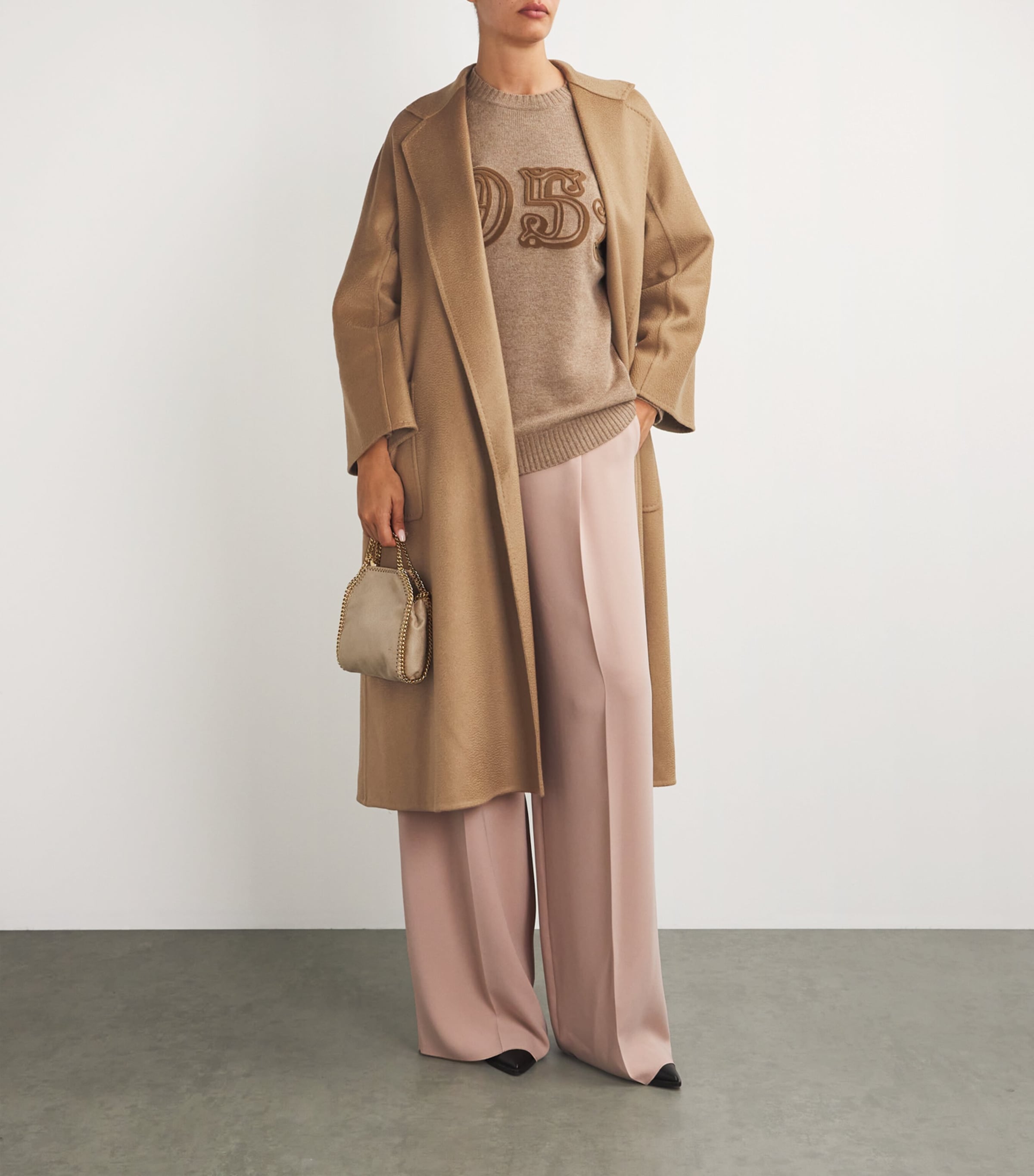 Max Mara Beige Cashmere Ludmilla Coat