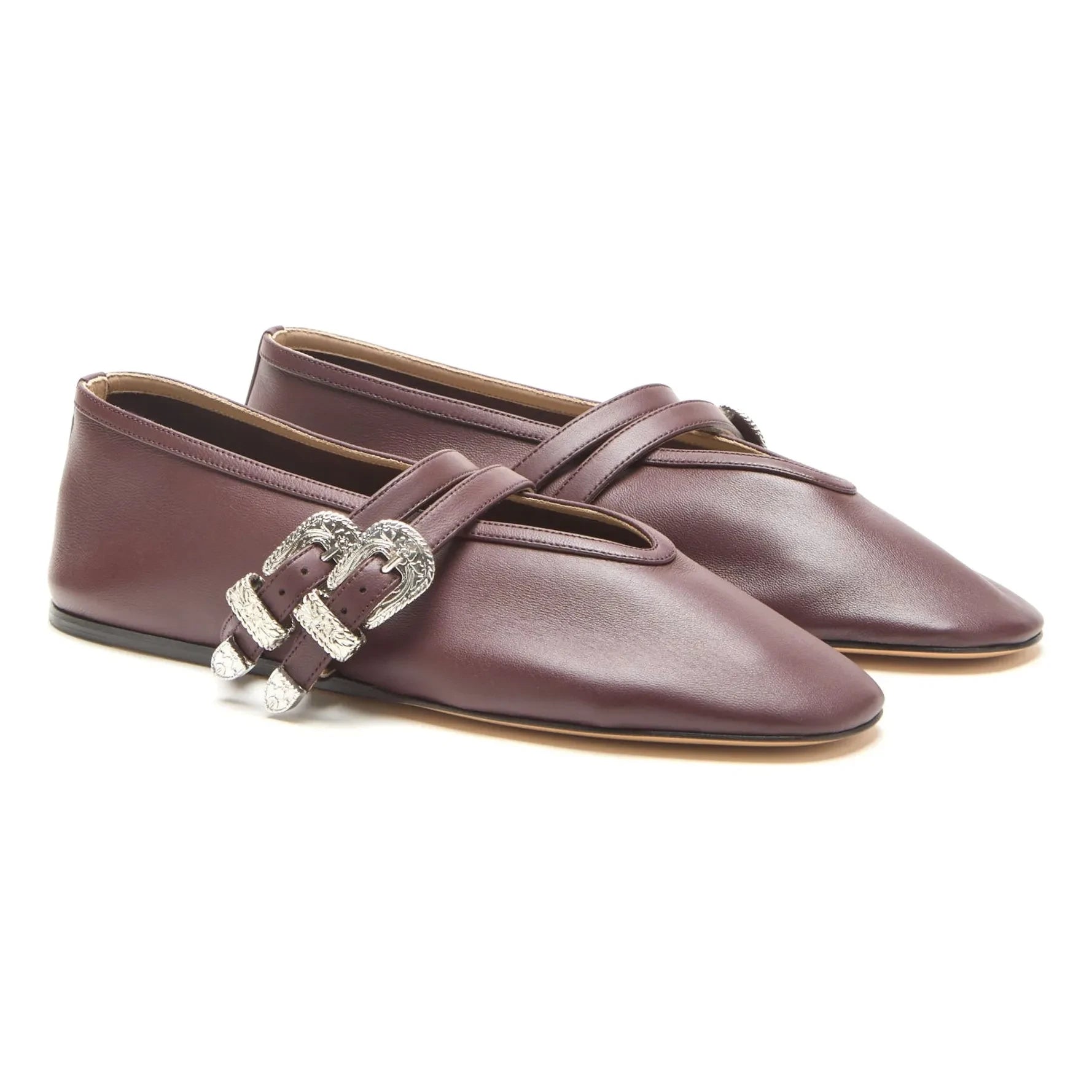 Le Monde Beryl - Ballerinas Claudia Leather | Chocolate