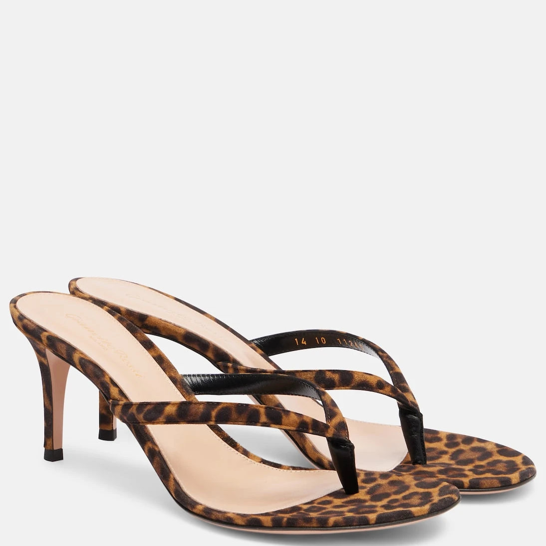 Gianvito Rossi - Calypso 70 suede thong sandals