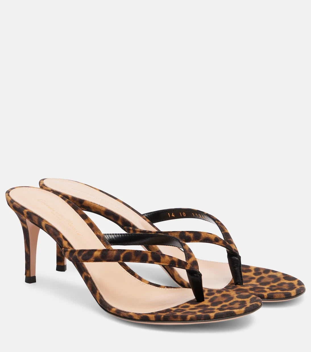 Gianvito Rossi - Calypso 70 suede thong sandals