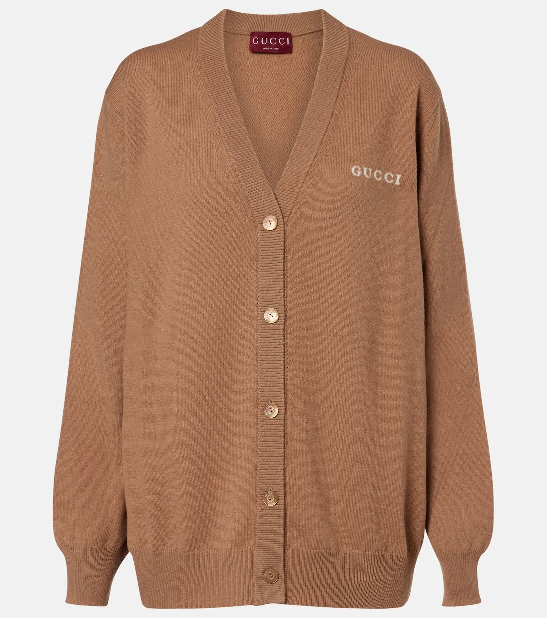 Gucci - Logo cashmere cardigan