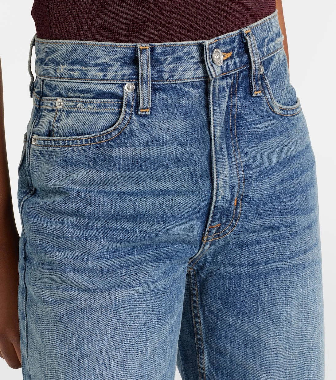 Slvrlake - Cassie faded wide-leg jeans