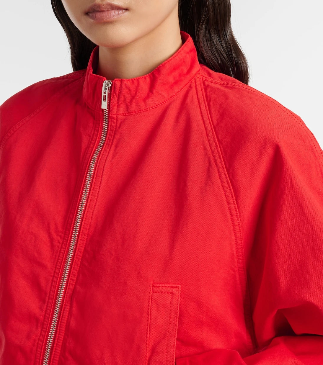 Alaïa - Round denim jacket