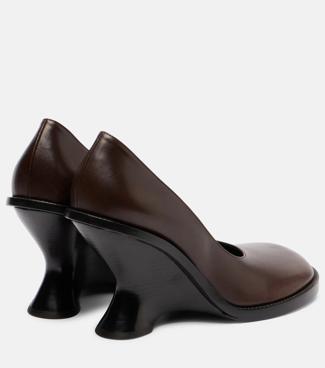 Dries Van Noten - 95 leather wedges