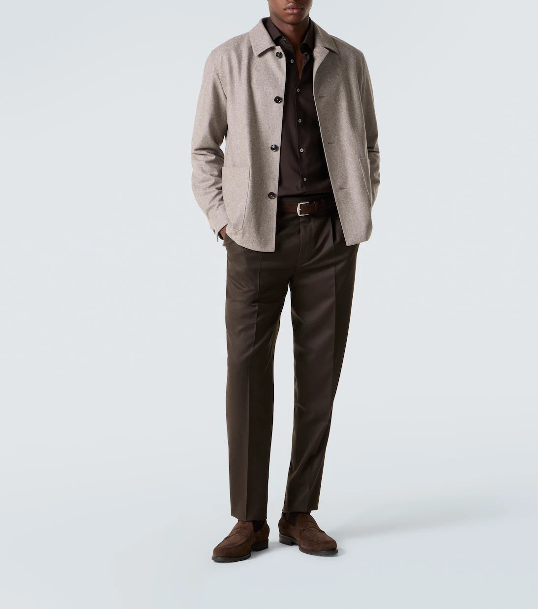 Zegna - Cotton and cashmere shirt