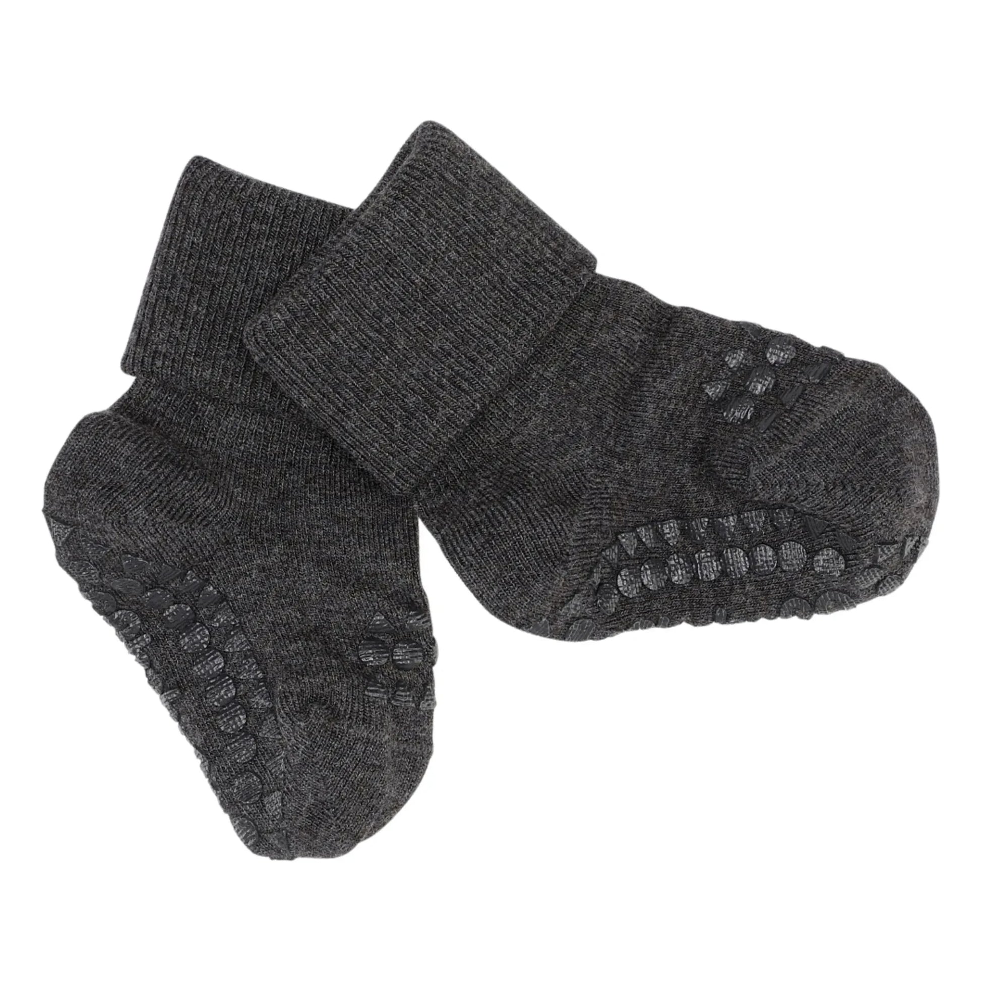 GOBABYGO - Combo Box 4 Non-slip Bamboo Socks | Blue