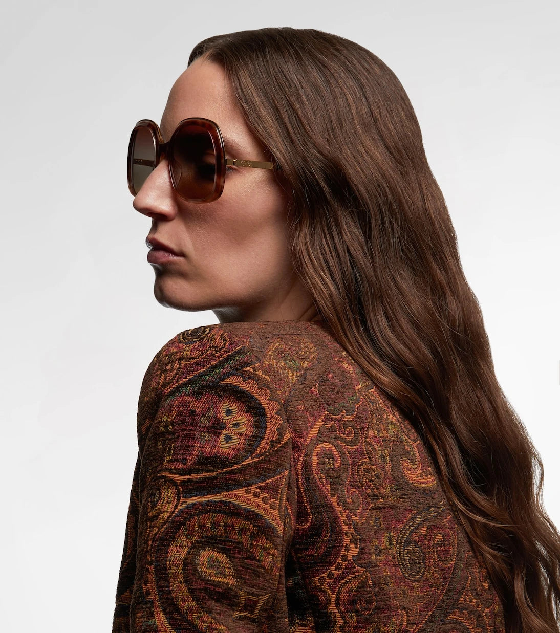 Chloé - Aly oversized square sunglasses
