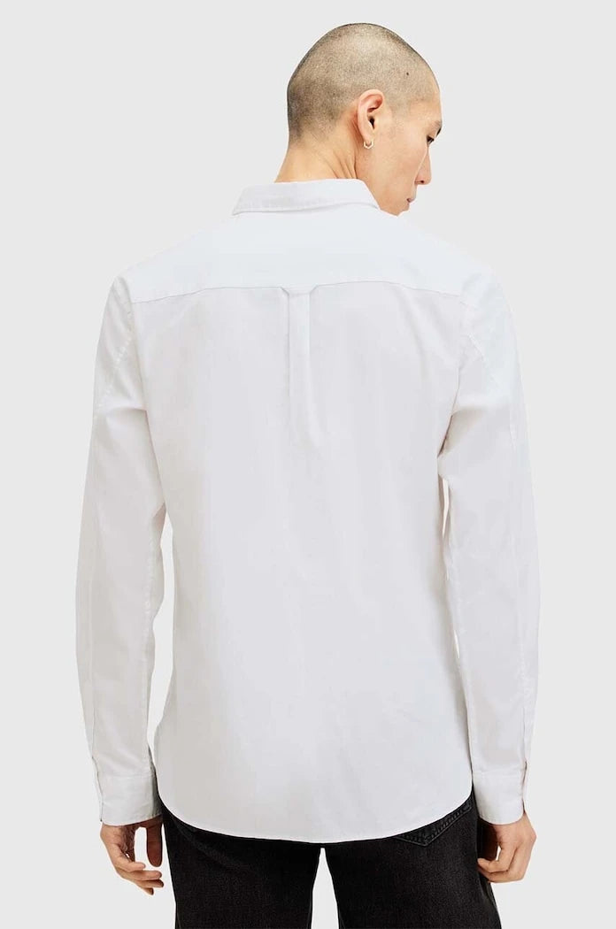 Памучна риза AllSaints HAWTHORNE LS SHIRT