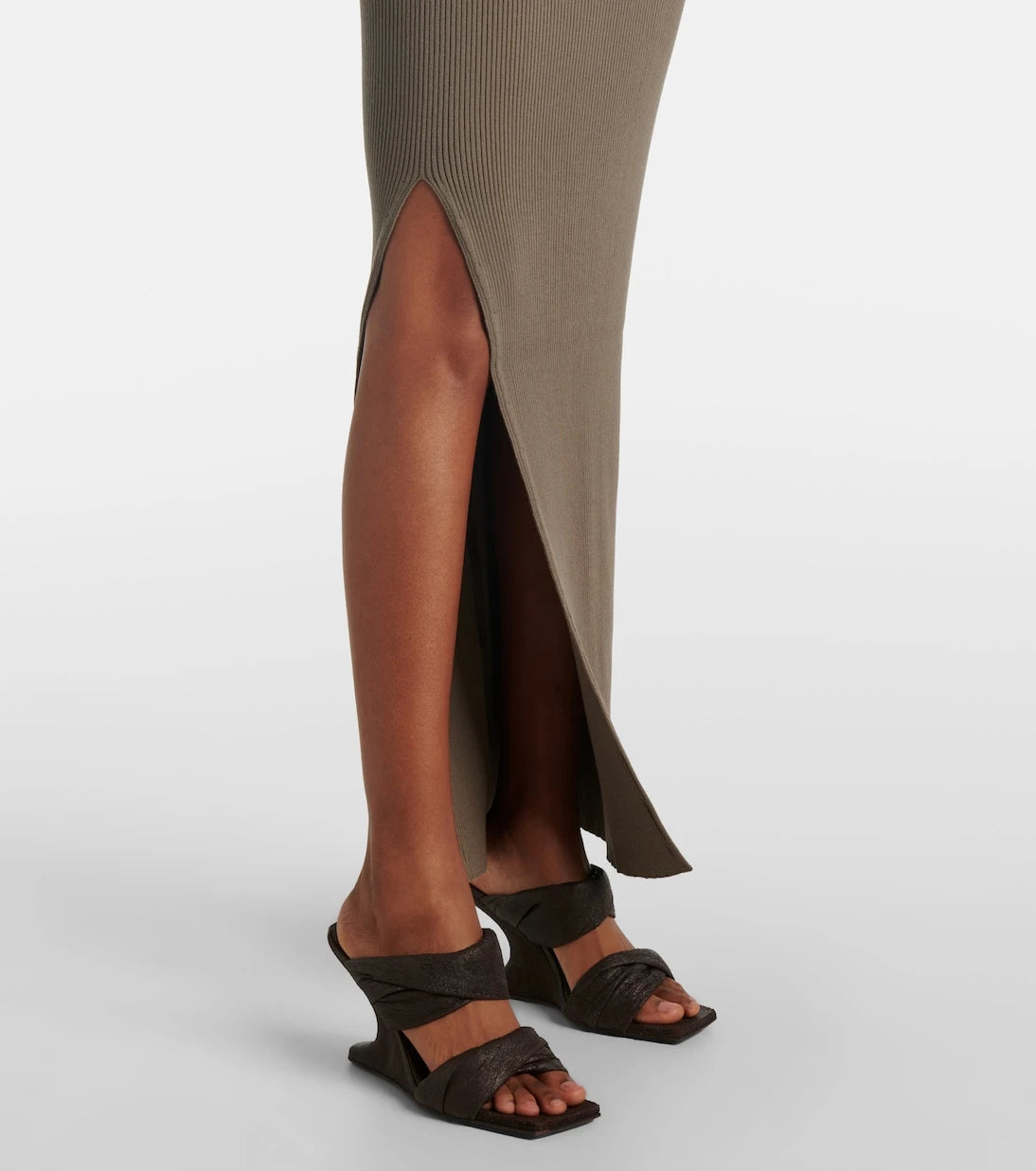 Rick Owens - One-shoulder maxi dress