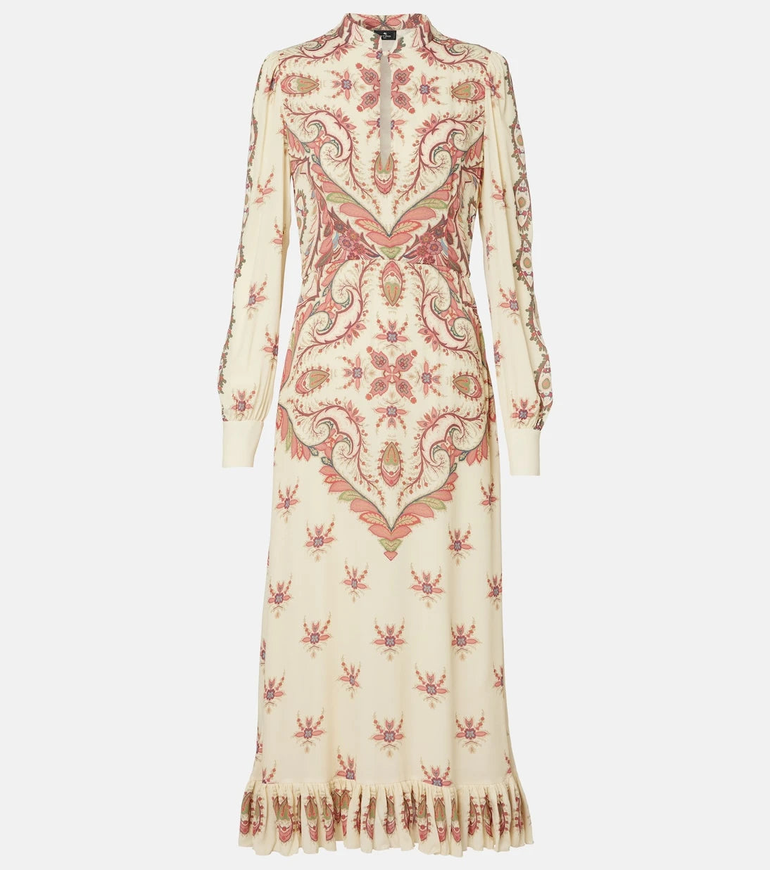 Etro - Cutout printed midi dress