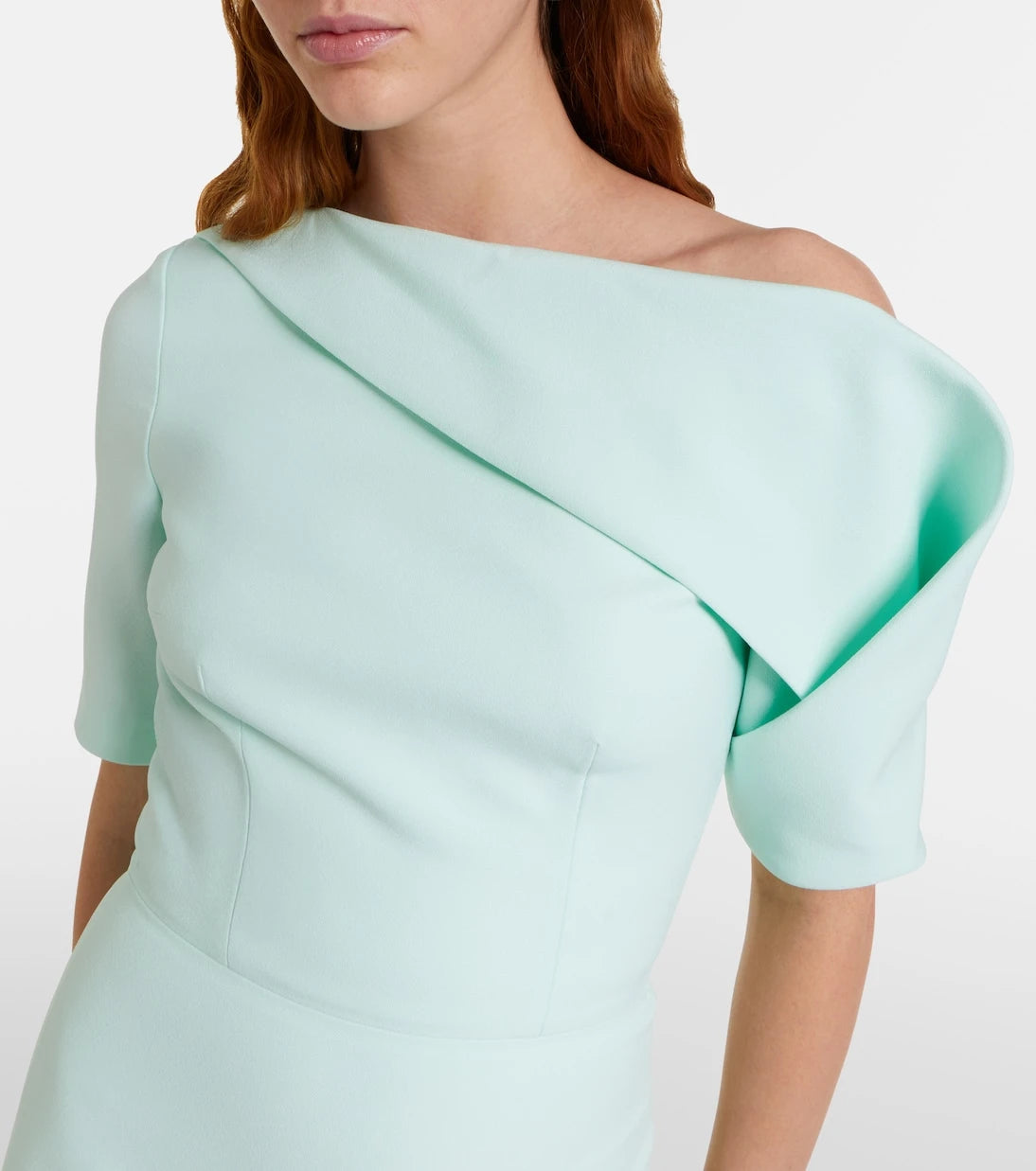 Safiyaa - Stephanie draped crêpe gown