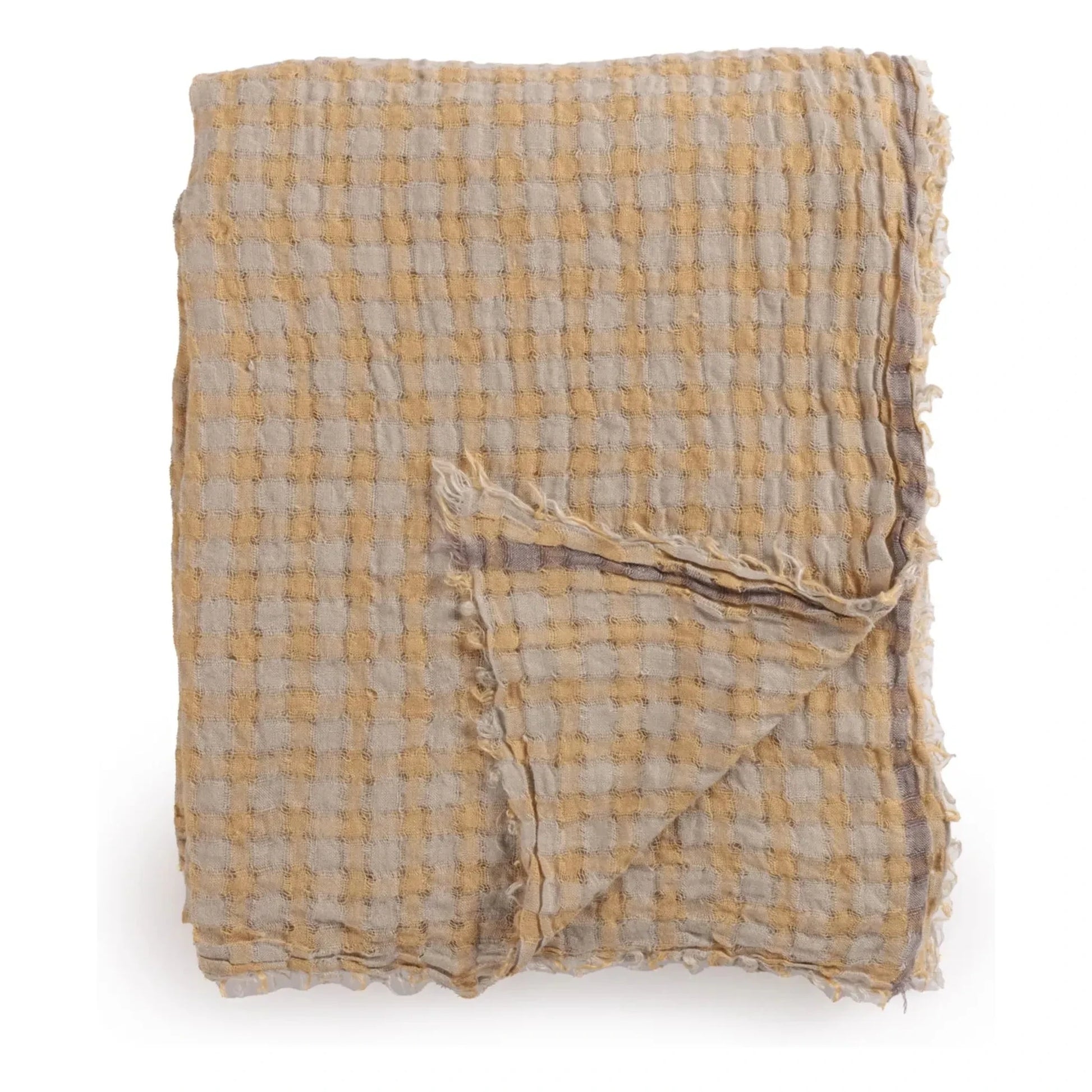 Le Monde Sauvage - Harmattan Izamal curtain | Yellow