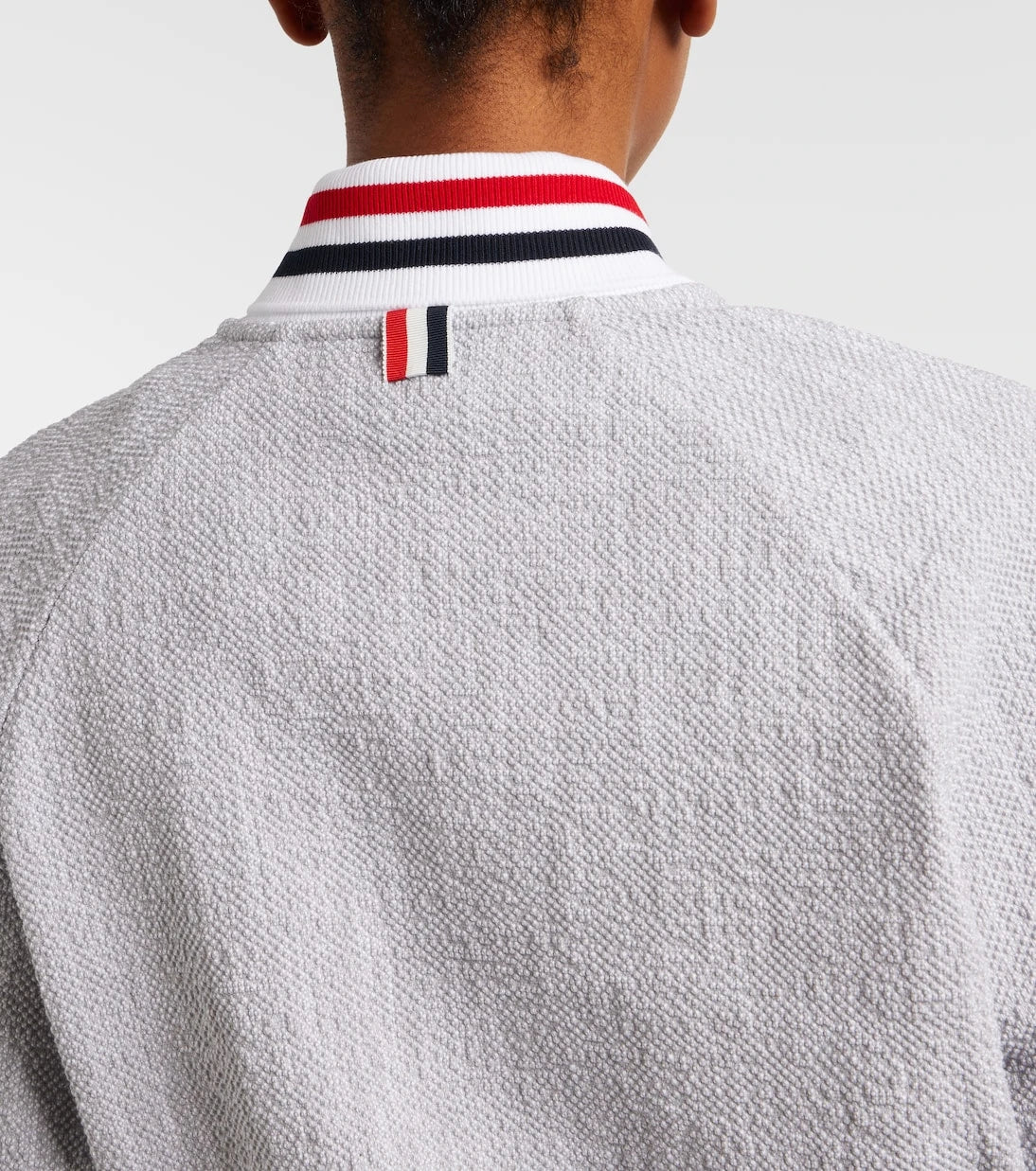 Thom Browne - سترة بومبر من مزيج القطن