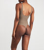 Brown Fits Everybody Square-Neck Bodysuit