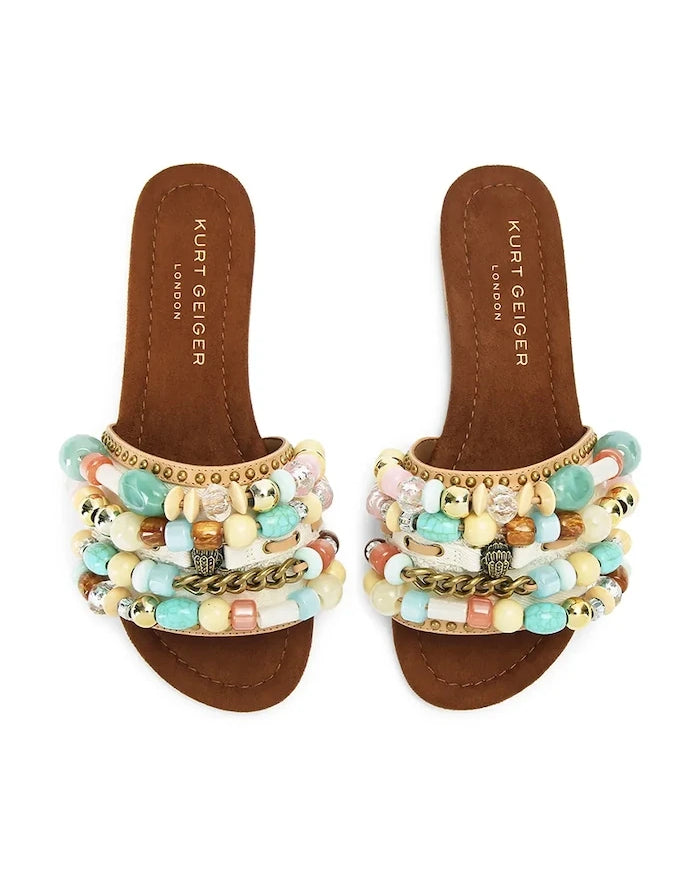 Kurt Geiger London Southbank Beaded Flat Kadın Terlik
