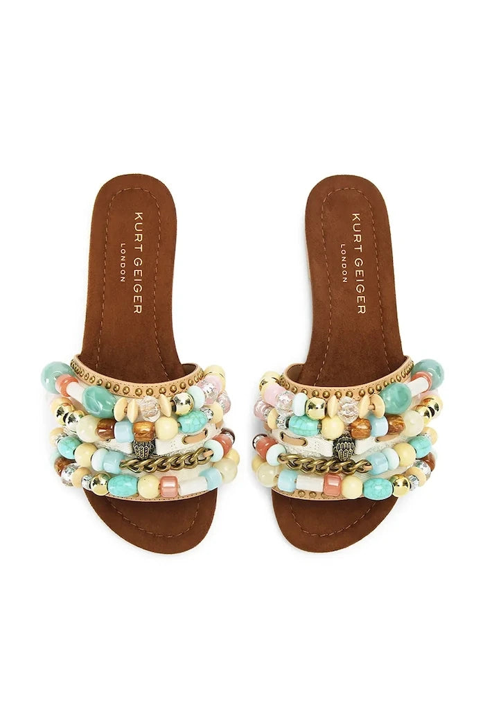 Kurt Geiger London чехли дамски Southbank Beaded Flat