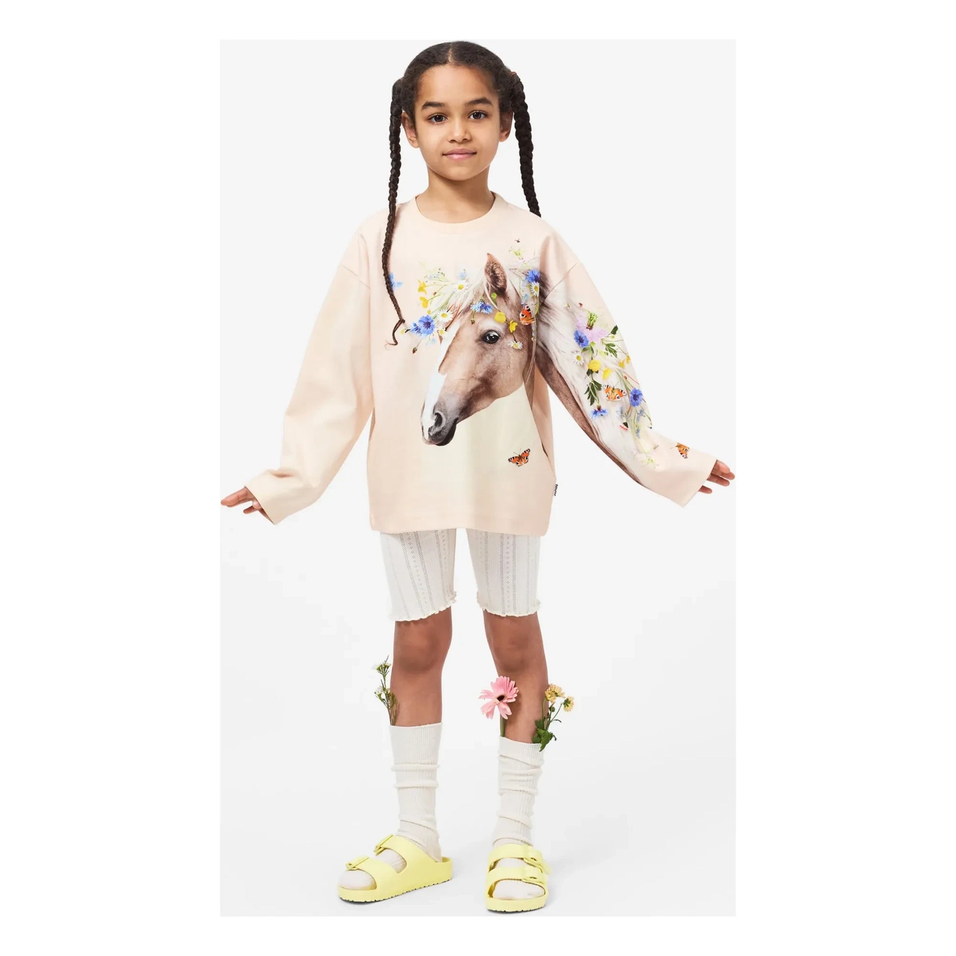 Molo - Legging Short Noella Organic Cotton | Ivory