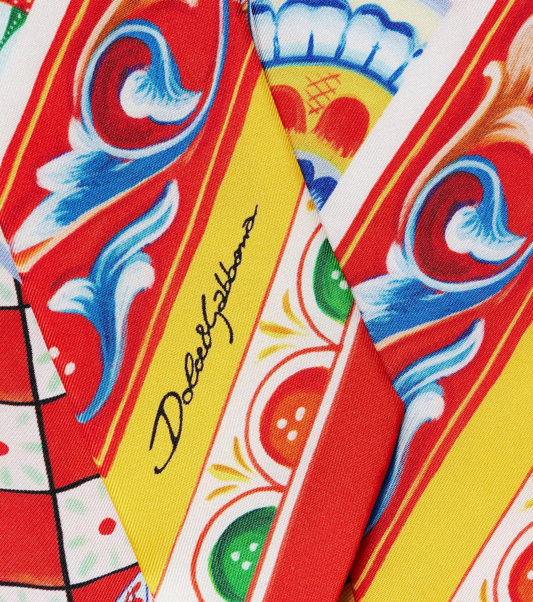 Dolce&Gabbana - Carretto silk twill scarf