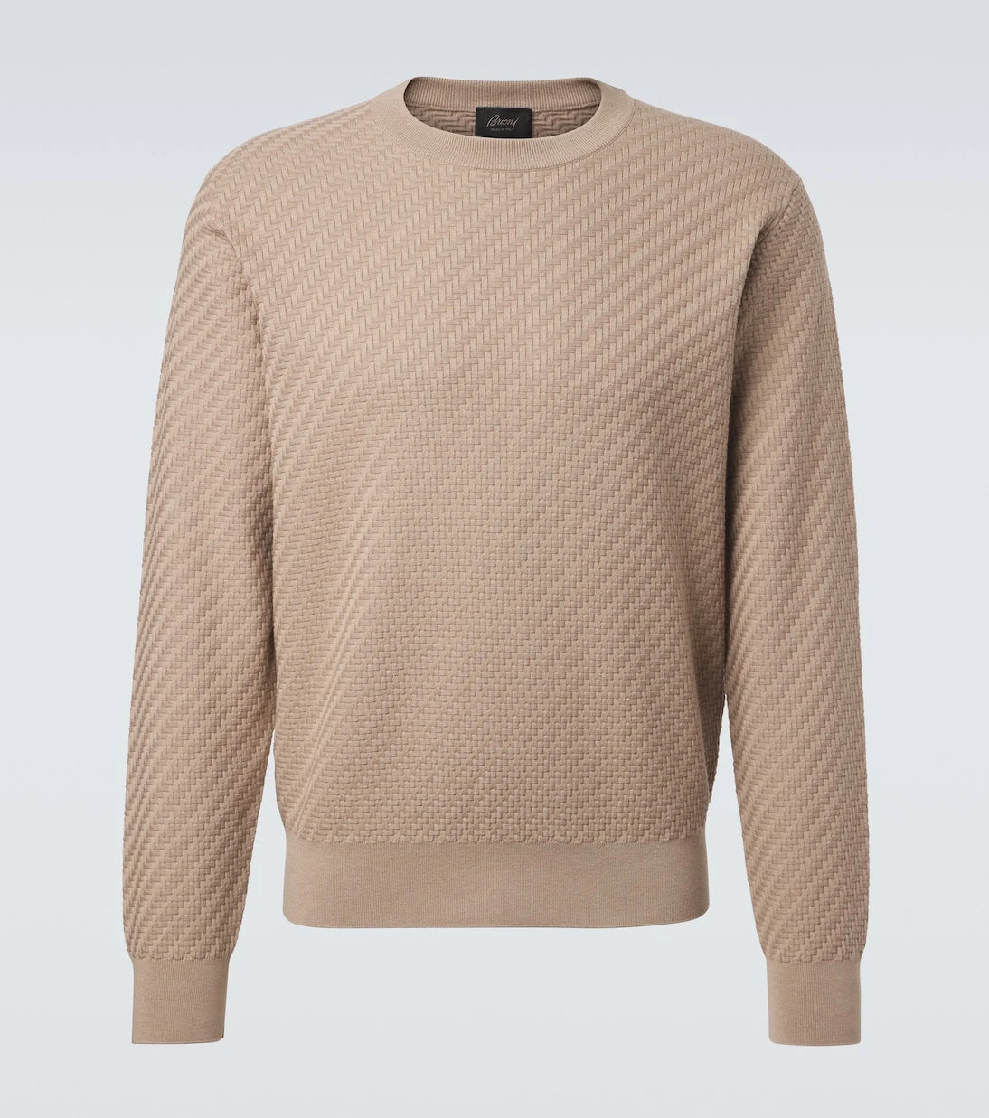 Brioni - Cotton, silk, and cashmere sweater