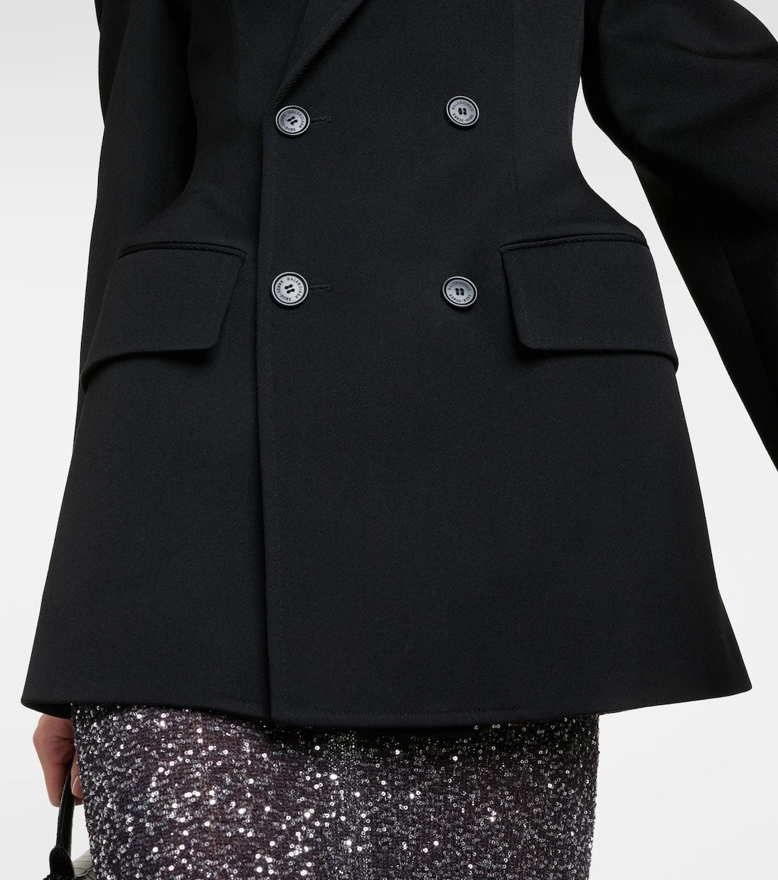 Balenciaga - Hourglass wool blazer
