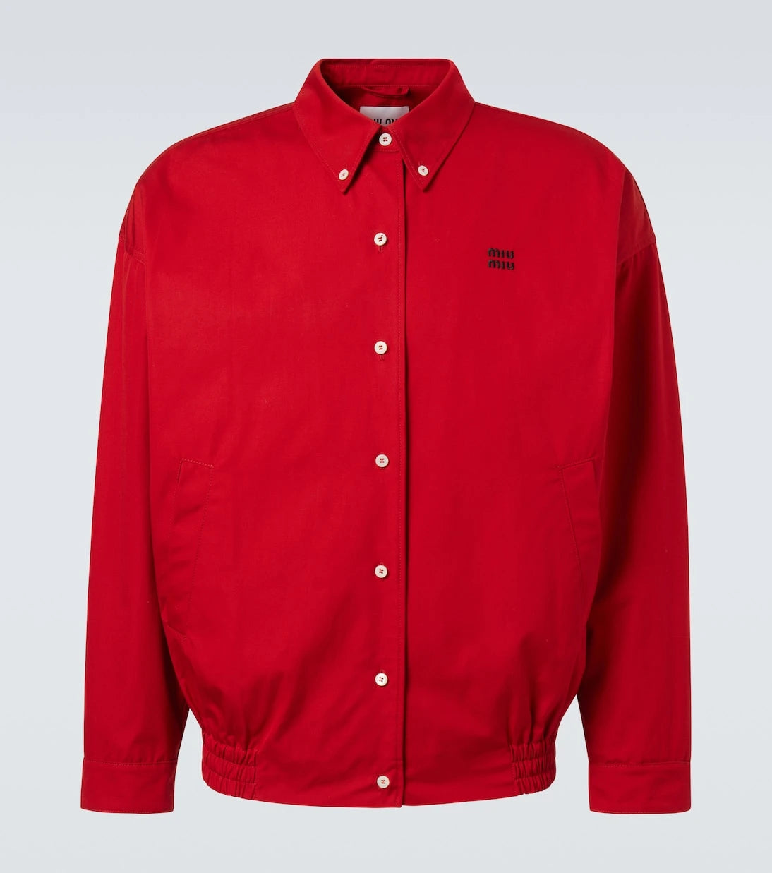 Miu Miu - Cotton poplin blouson