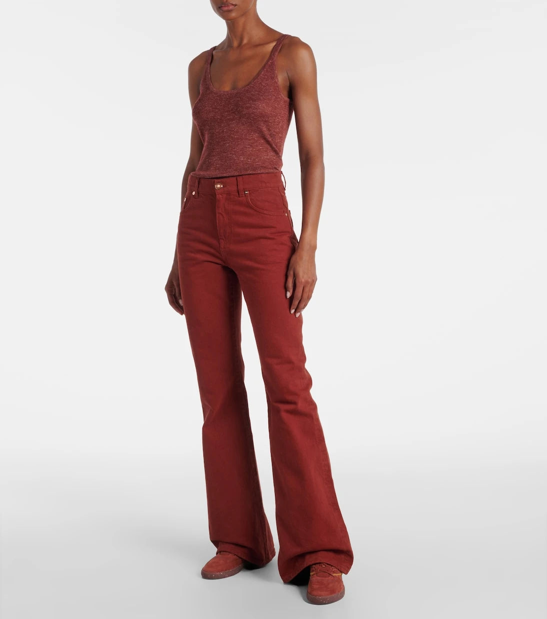 Gabriela Hearst - Willa high-rise bootcut jeans