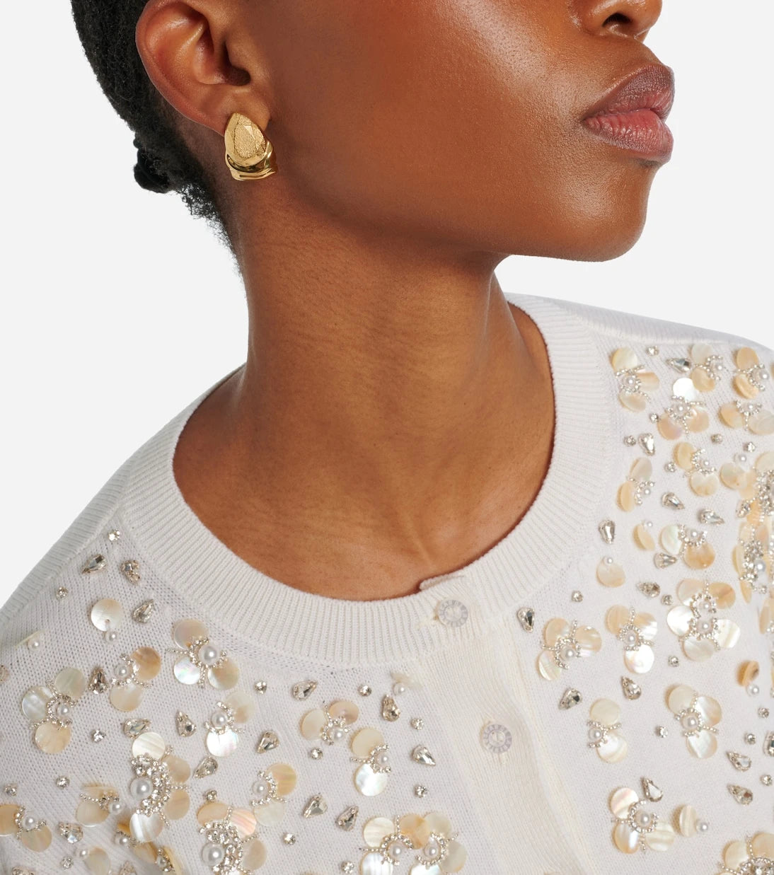 Oscar de la Renta - Gold-plated earrings