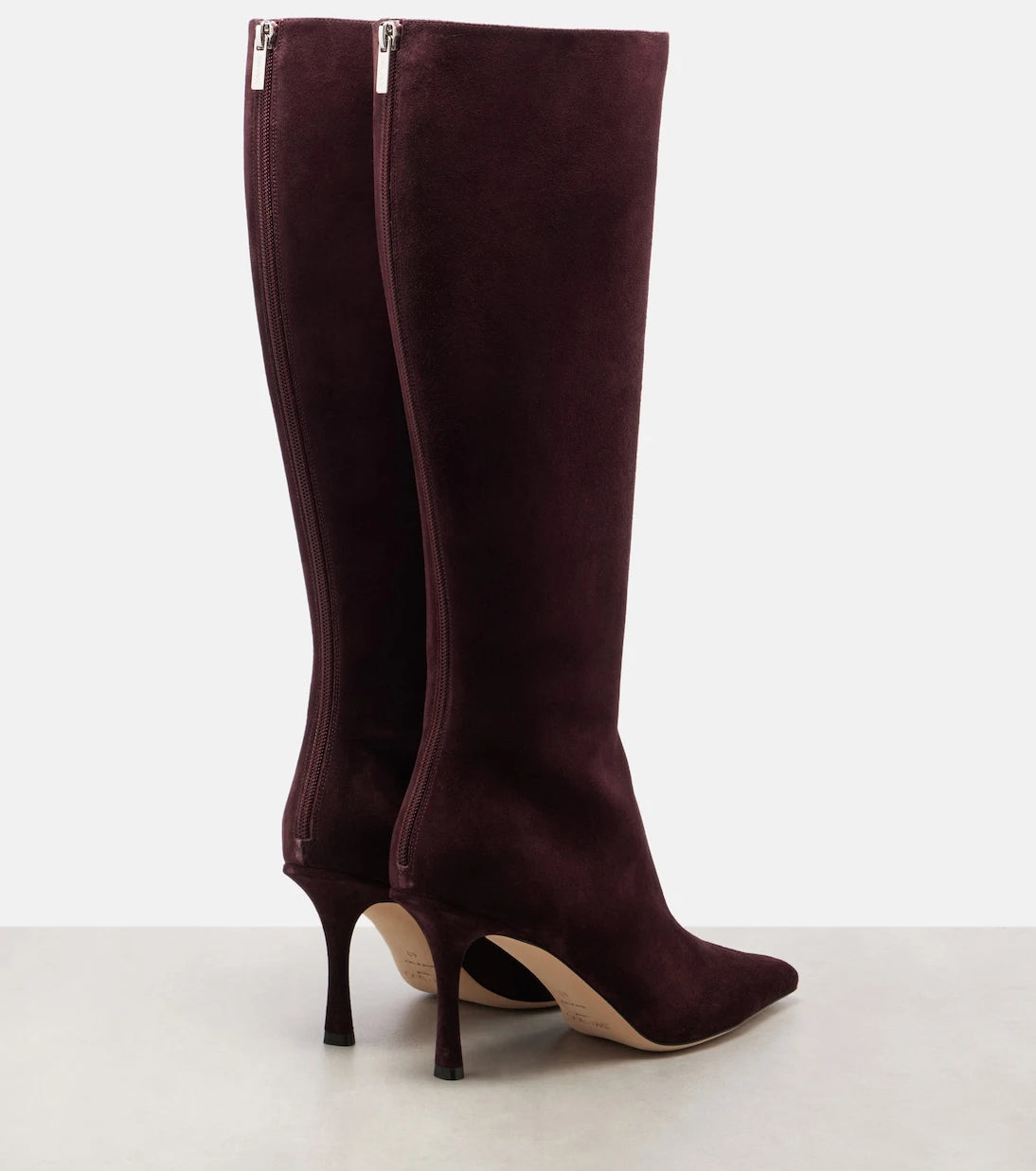 Jimmy Choo - Agathe 85 suede knee-high boots