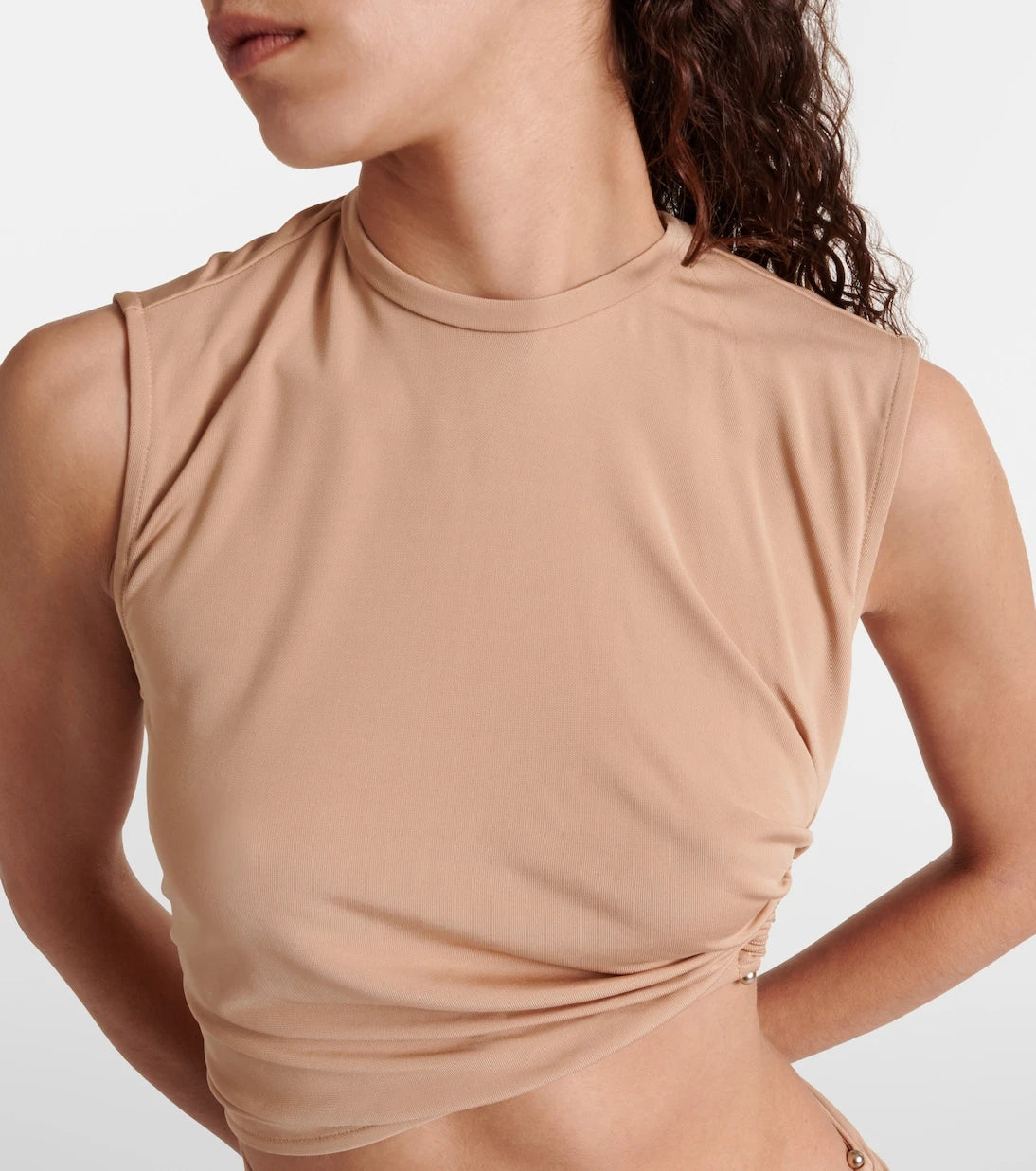 Christopher Esber - Bezel embellished cutout minidress