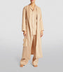Olivia von Halle Beige Cashmere Logan Robe