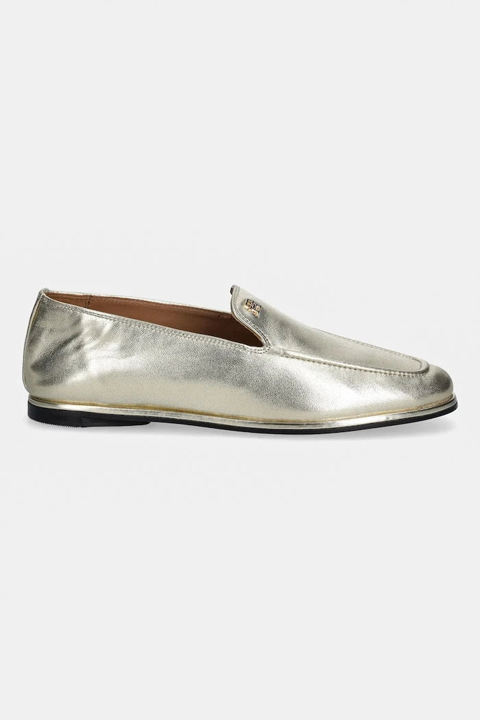 Кожени мокасини Tommy Hilfiger HILFIGER GOLD LOAFER