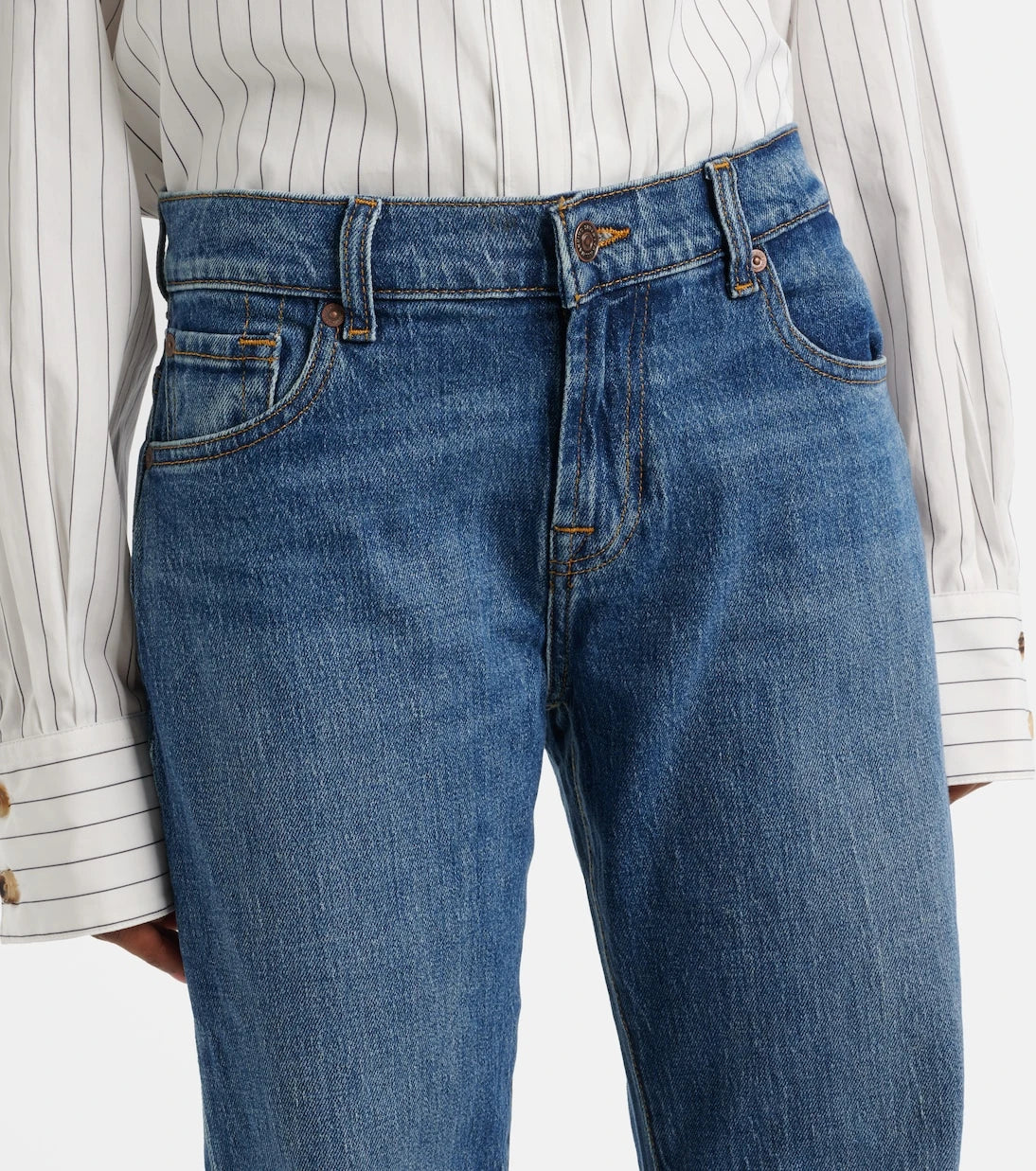 7 For All Mankind - Mankind high-rise flared jeans