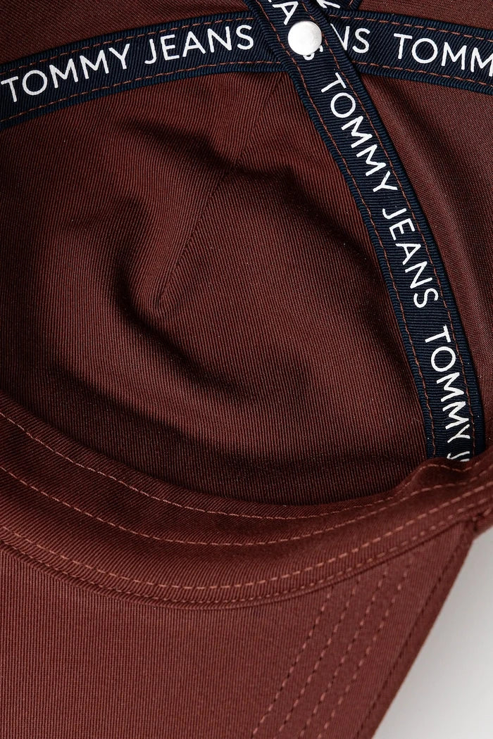 Tommy Jeans erkek pamuklu vizörlü şapka