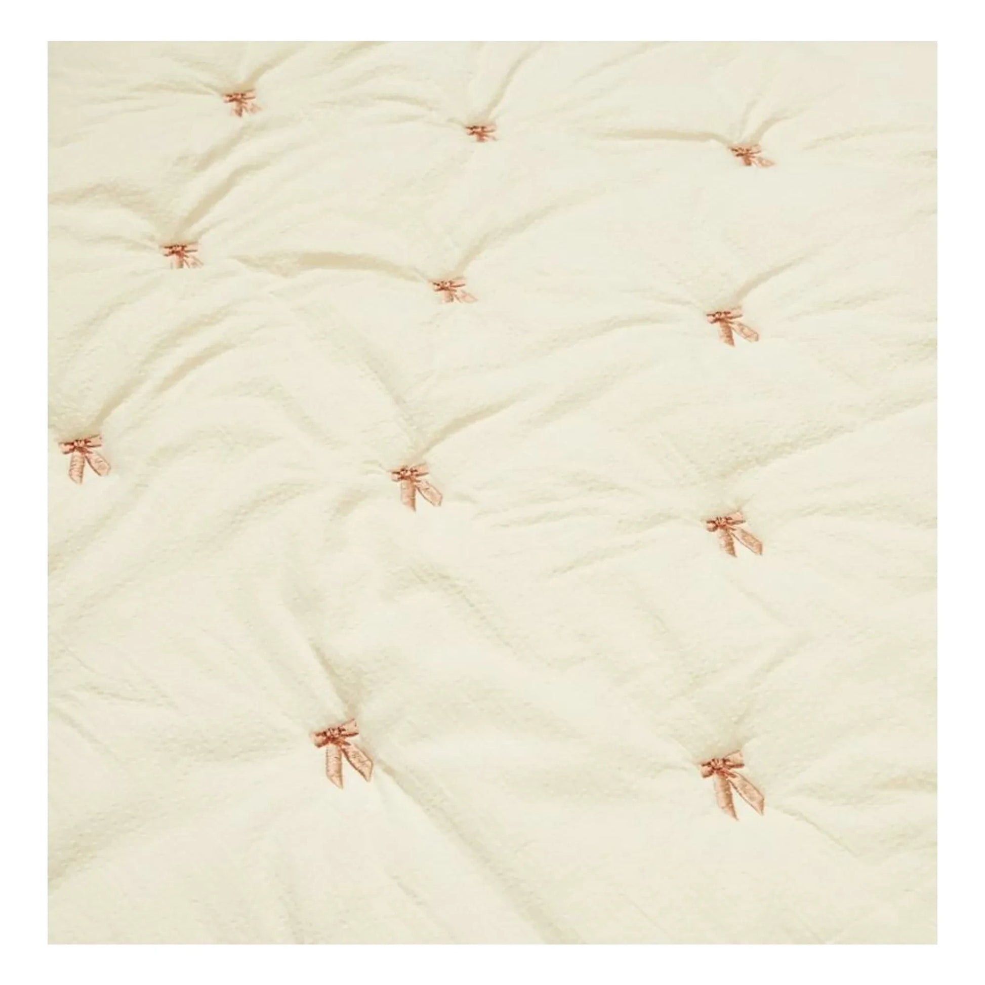 Cam Cam - Bows embroidered blanket | Pink