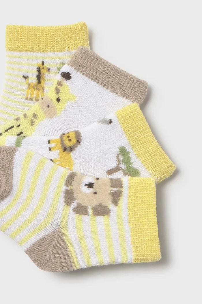 Mayoral Newborn Çocuk Çorapları (4 Çift)